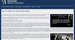 Desktop Screenshot of chemtrail-fragen.de