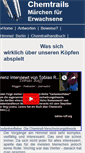 Mobile Screenshot of chemtrail-fragen.de